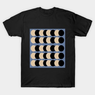 Pastel Toned Geometric Circles Pattern T-Shirt